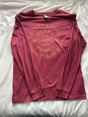 Men’s Red Fayettchill Long Sleeve Shirt